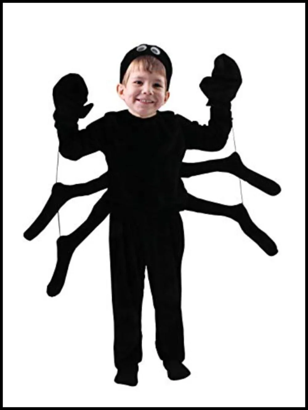 Spider Costume for Kids Halloween Dress Up 3-14 Years